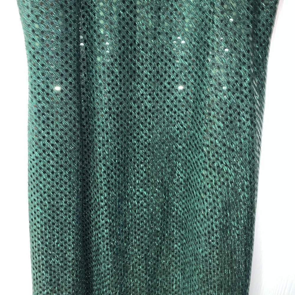 Roberta Green Sequin Maxi Sheath Dress Halter Neck 80s/90s Vintage Size 7/8 Glam - Picture 4 of 11
